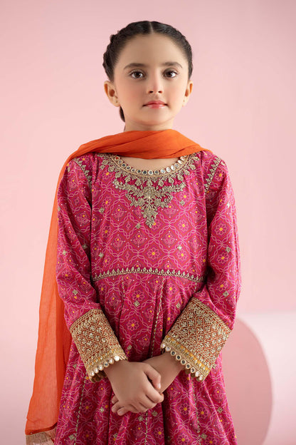 3 Piece Embroidered PK Raw Silk Suit - Kids Clothes - available at Maria Faisal in UK and USA