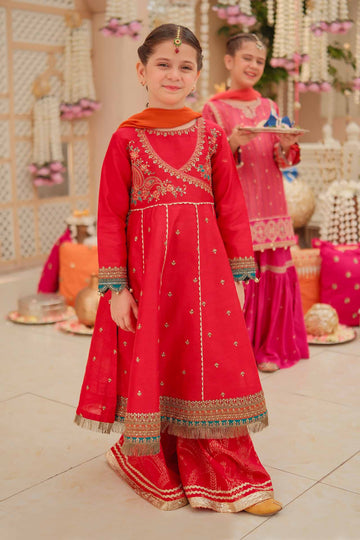 Maria B | 3 Piece Embroidered Raw SiMF Suit | MKS-W24-02