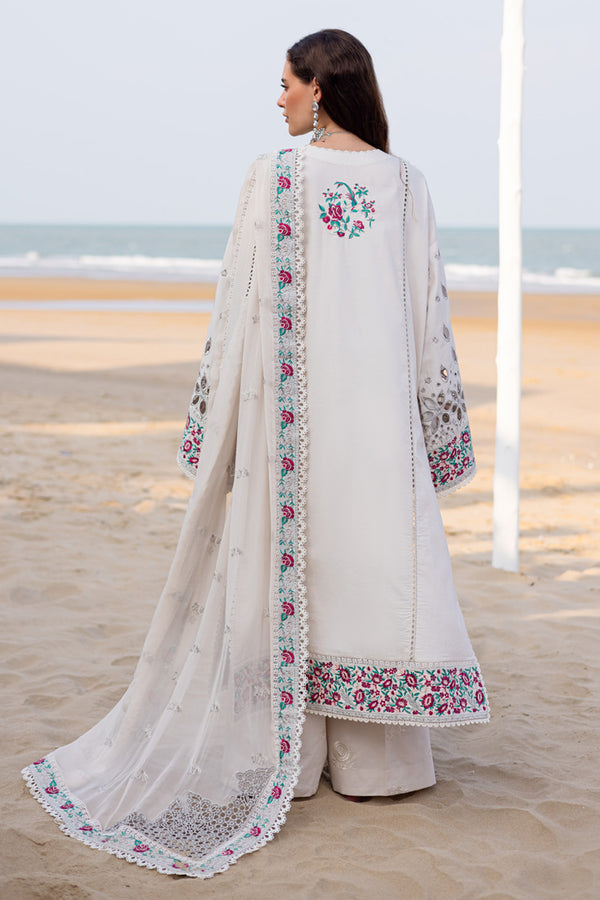 Marjjan | Mavi Lawn | MLL-21 A (SILVER SKIN) - Ladies Clothes - Maria Faisal