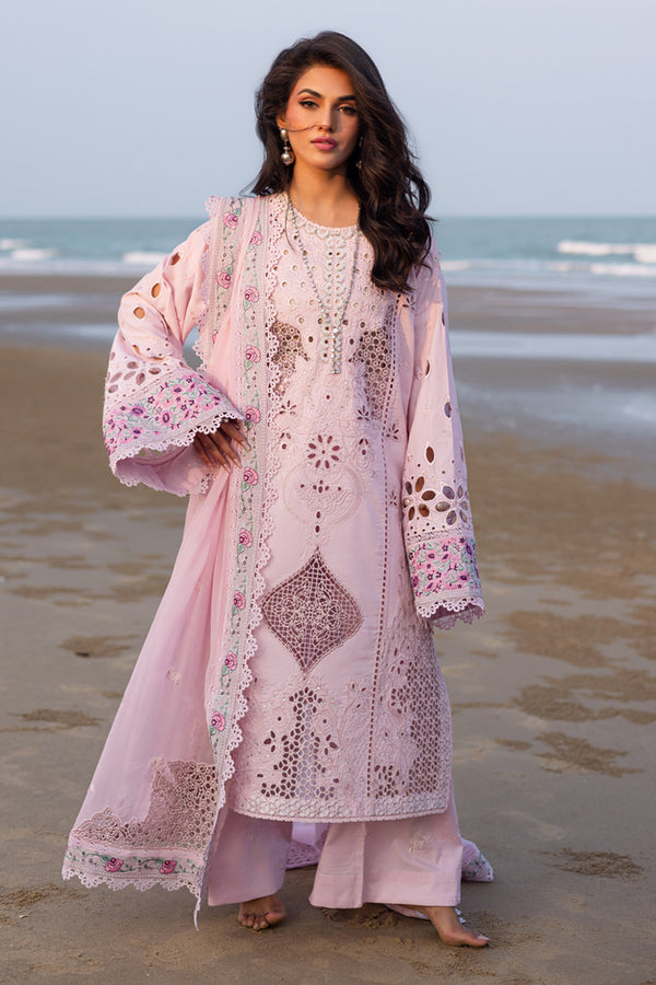 Marjjan | Mavi Lawn | MLL-21 B (PINK) - Ladies Clothes - Maria Faisal