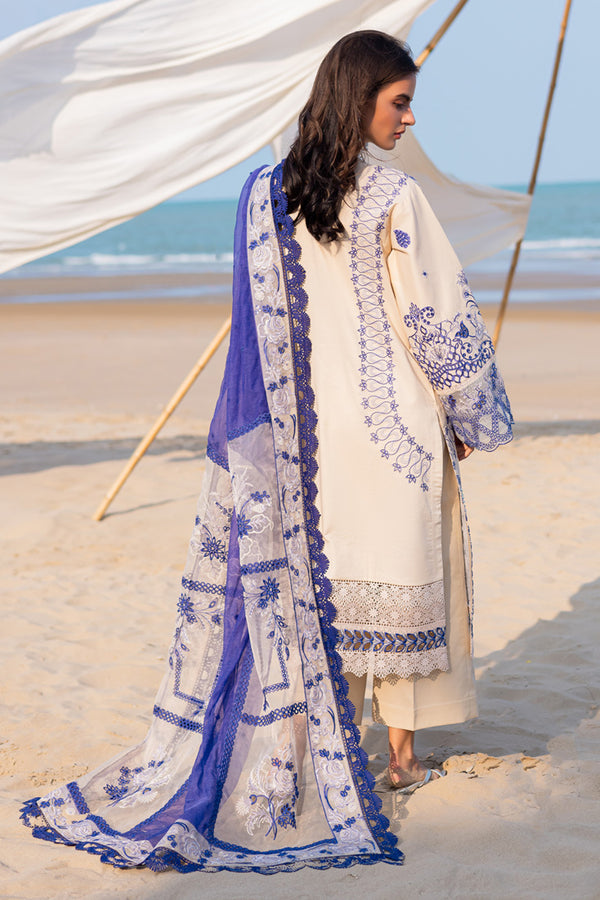 Marjjan | Mavi Lawn | MLL-22 B (SKIN) - Ladies Clothes - Maria Faisal