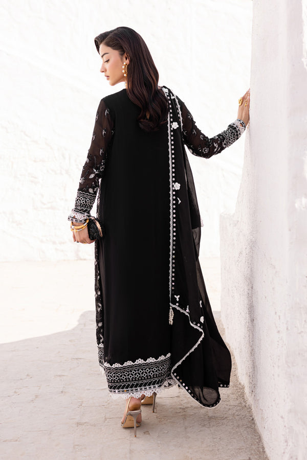 Marjjan | Elyna Lawn | REINA MP-44 (BLACK) - Ladies Clothes - Maria Faisal