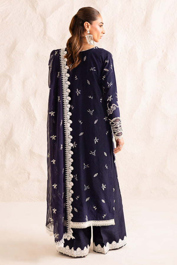 Marjjan | Elyna Lawn | IRINA MP-47 (NAVY BLUE) - Ladies Clothes - Maria Faisal