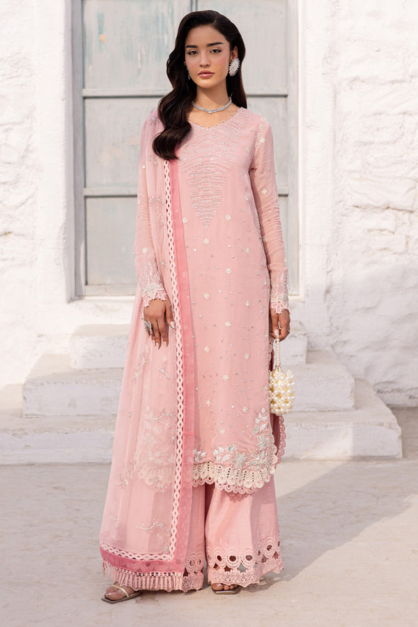 Marjjan | Elyna Lawn | CIYA MP-49 (PINK) - Ladies Clothes - Maria Faisal