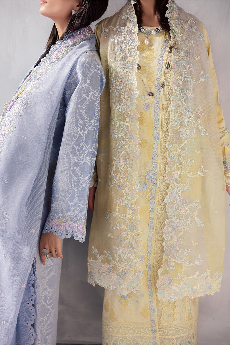 Mushq | La Toscana Casual Pret | Aymber - Luxury Dress - available at Maria Faisal in UK and USA.
