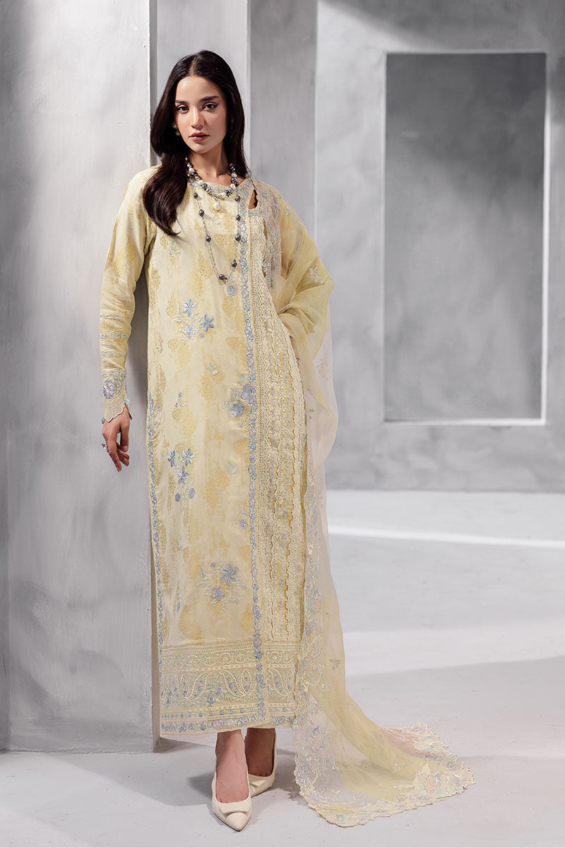 Mushq | La Toscana Casual Pret | Aymber - Luxury Dress - available at Maria Faisal in UK and USA.