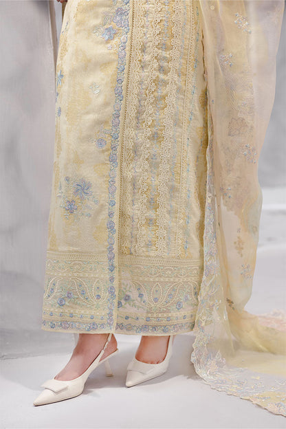 Mushq | La Toscana Casual Pret | Aymber - Luxury Dress - available at Maria Faisal in UK and USA.