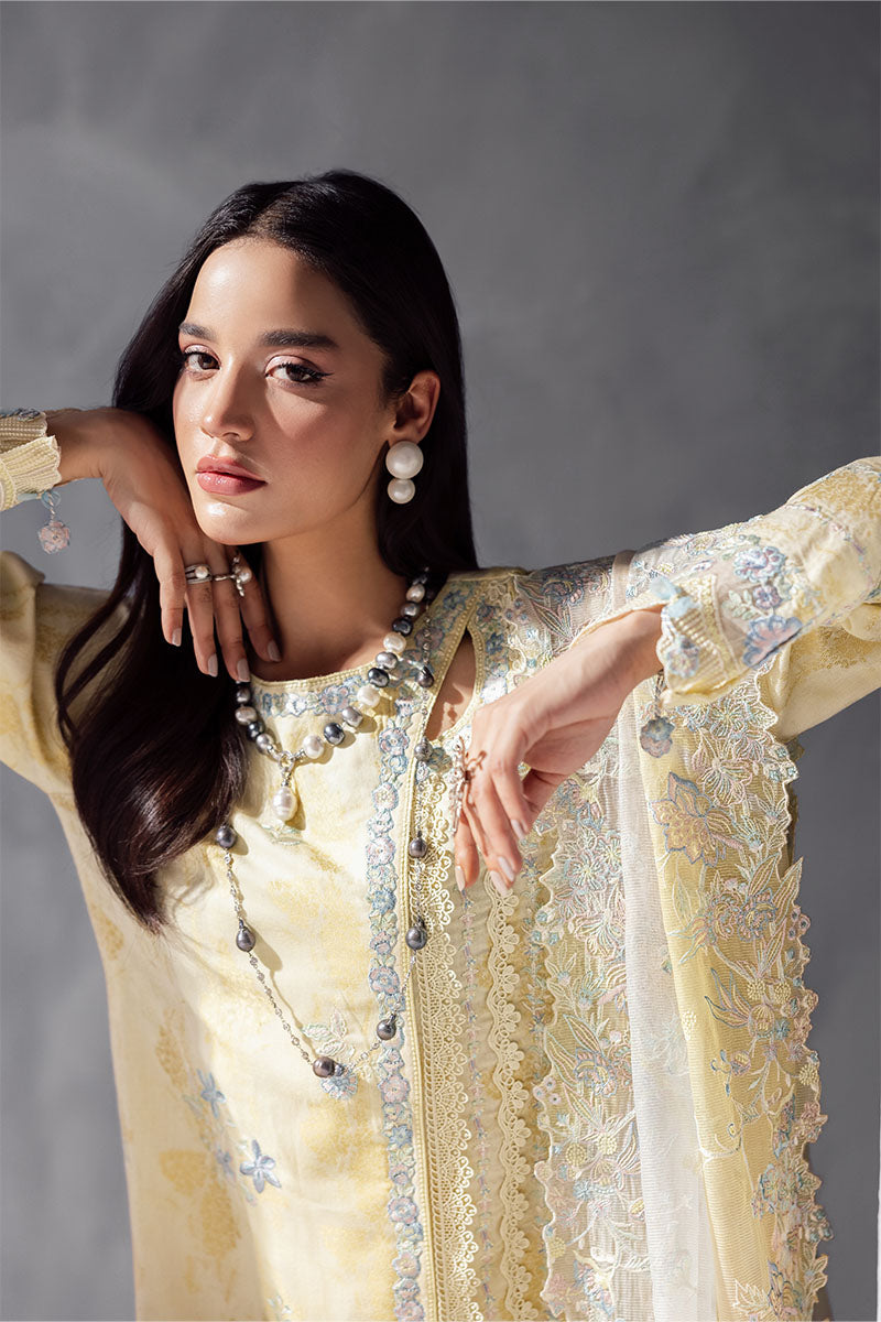 Mushq | La Toscana Casual Pret | Aymber - Luxury Dress - available at Maria Faisal in UK and USA.
