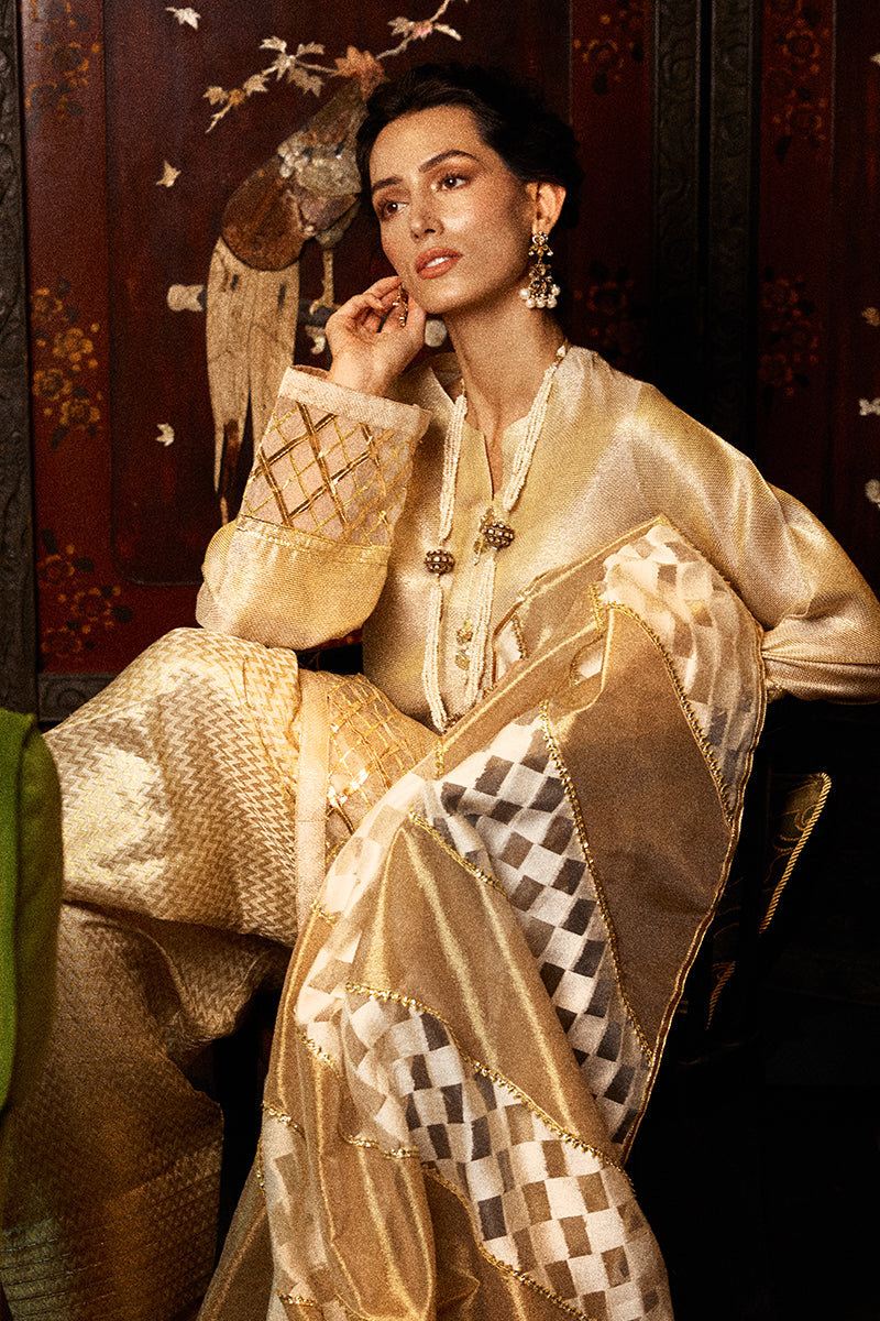 Mushq | Chandni Gota Love It | Basanti - Ladies Clothes - Maria Faisal
