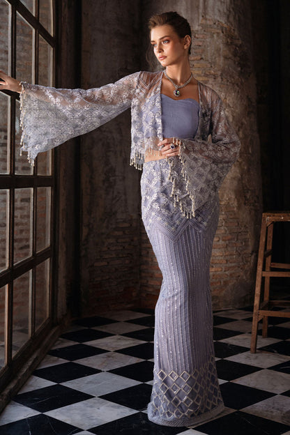 Mushq | Fusion Pret | LYRA - Designer Dress with Intricate embroidery and embellishments. Shop elegent wedding dress at Maria Faisal.