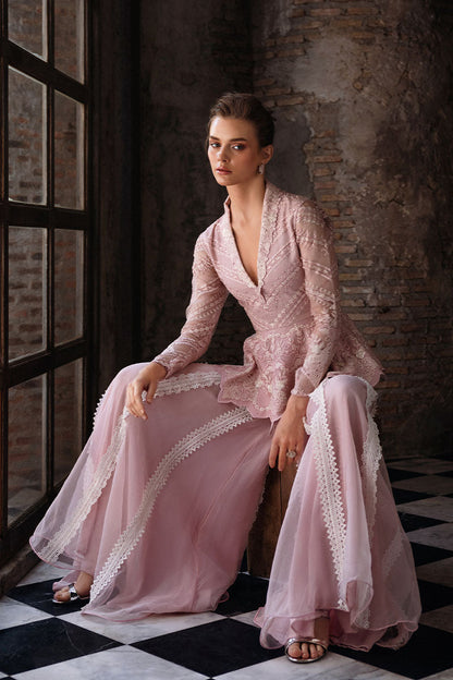 Mushq | Fusion Pret | OPHELIA - Designer Dress with Intricate embroidery and embellishments. Shop elegent wedding dress at Maria Faisal.