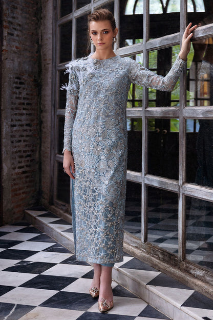 Mushq | Fusion Pret | LUMEN - Designer Dress with Intricate embroidery and embellishments. Shop elegent wedding dress at Maria Faisal.