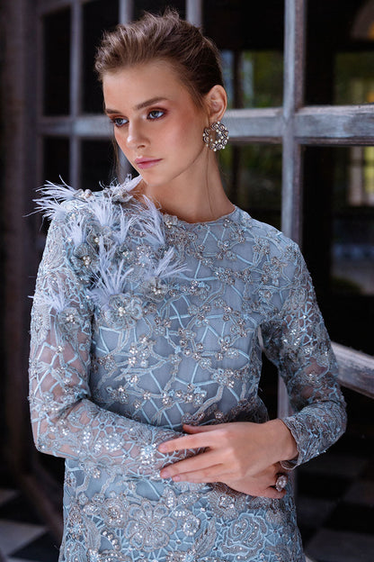 Mushq | Fusion Pret | LUMEN - Designer Dress with Intricate embroidery and embellishments. Shop elegent wedding dress at Maria Faisal.