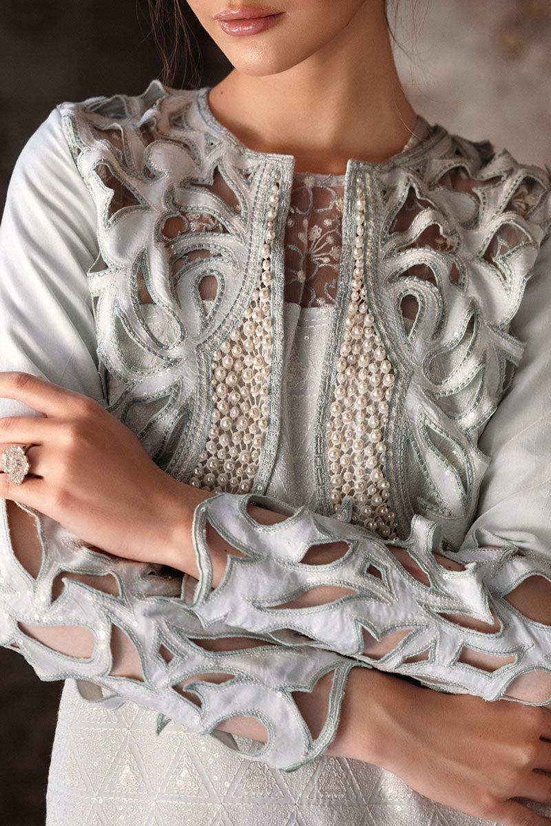 Mushq | Fusion Pret | CLIO - Designer Dress with Intricate embroidery and embellishments. Shop elegent wedding dress at Maria Faisal.