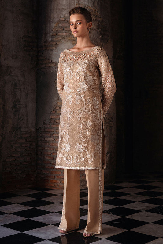 Mushq | Fusion Pret | VIXEN - Designer Dress with Intricate embroidery and embellishments. Shop elegent wedding dress at Maria Faisal.