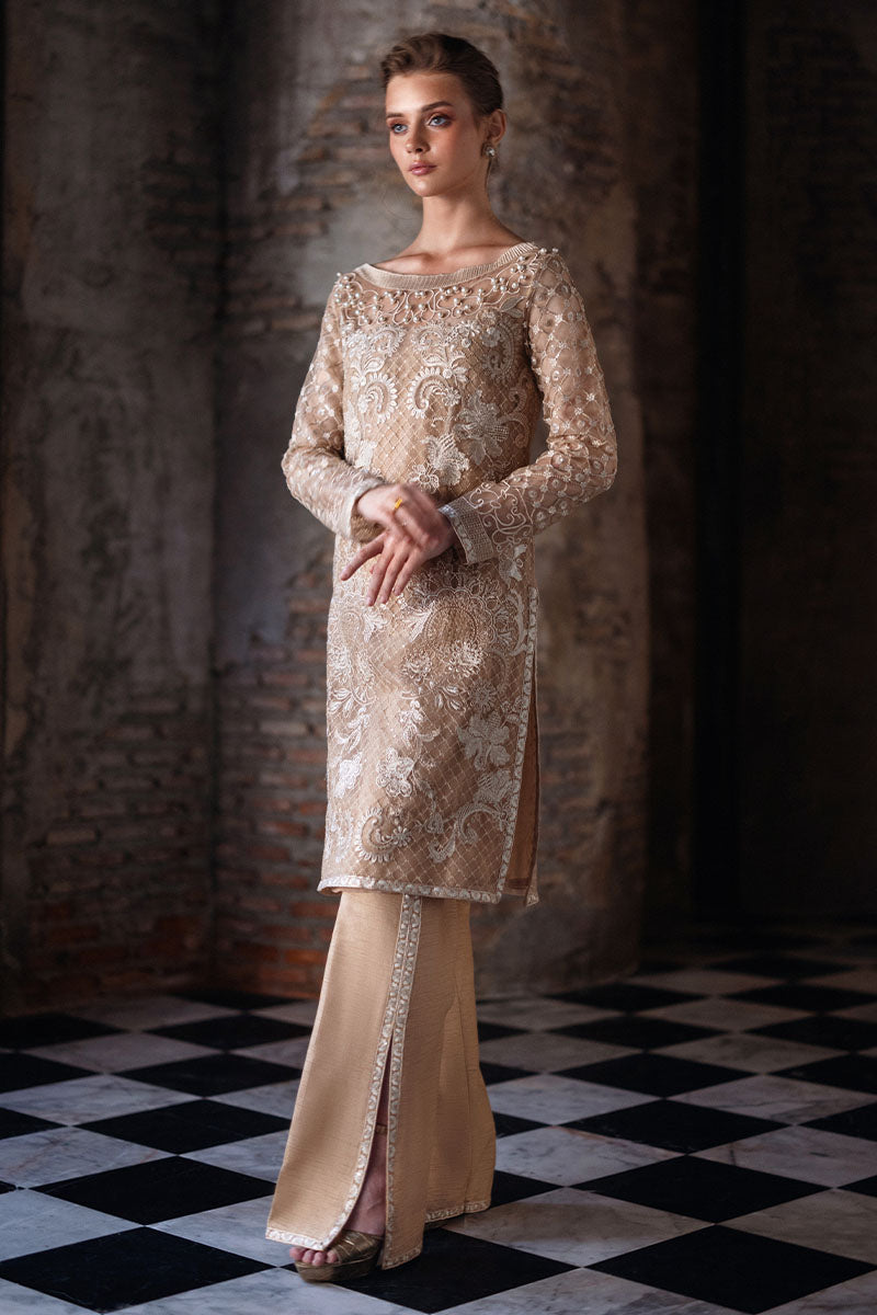 Mushq | Fusion Pret | VIXEN - Designer Dress with Intricate embroidery and embellishments. Shop elegent wedding dress at Maria Faisal.