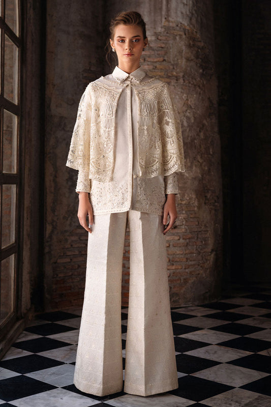 Mushq | Fusion Pret | PIPER - Designer Dress with Intricate embroidery and embellishments. Shop elegent wedding dress at Maria Faisal.