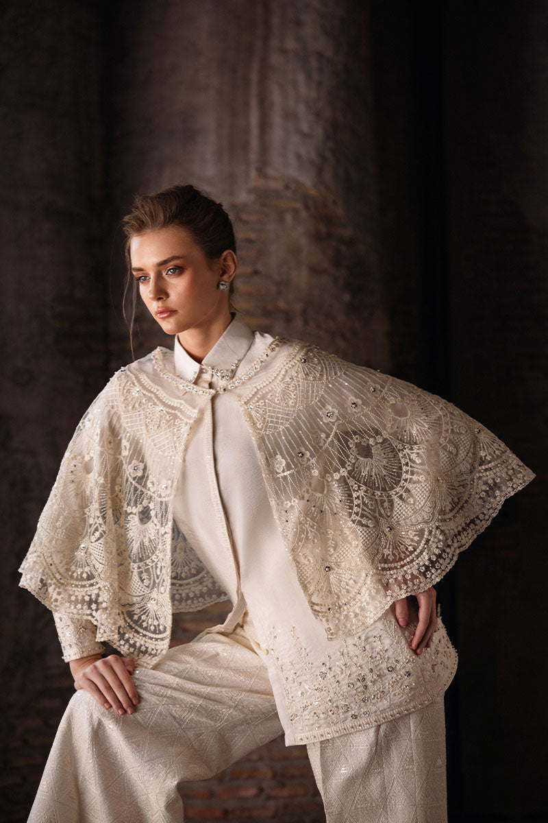 Mushq | Fusion Pret | PIPER - Designer Dress with Intricate embroidery and embellishments. Shop elegent wedding dress at Maria Faisal.