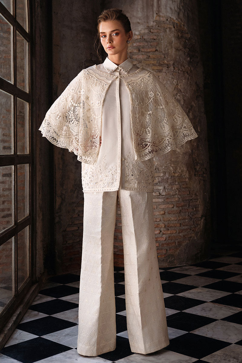 Mushq | Fusion Pret | PIPER - Designer Dress with Intricate embroidery and embellishments. Shop elegent wedding dress at Maria Faisal.