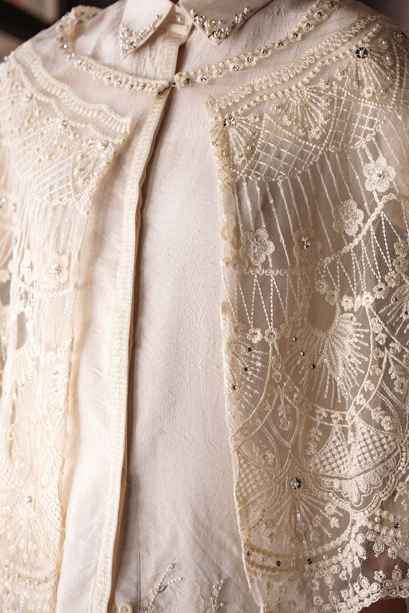 Mushq | Fusion Pret | PIPER - Designer Dress with Intricate embroidery and embellishments. Shop elegent wedding dress at Maria Faisal.