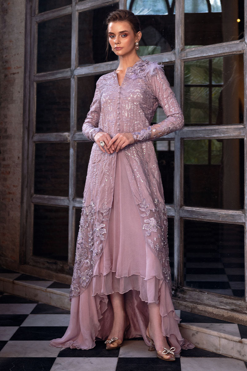 Mushq | Fusion Pret | EMBER - Designer Dress with Intricate embroidery and embellishments. Shop elegent wedding dress at Maria Faisal.