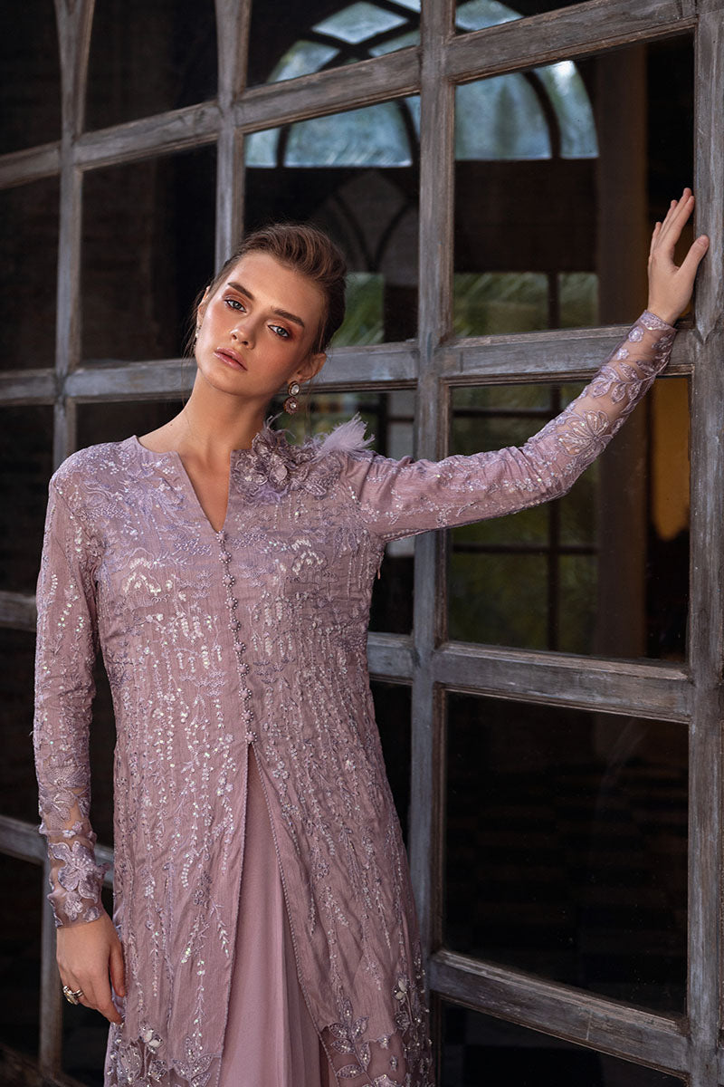 Mushq | Fusion Pret | EMBER - Designer Dress with Intricate embroidery and embellishments. Shop elegent wedding dress at Maria Faisal.