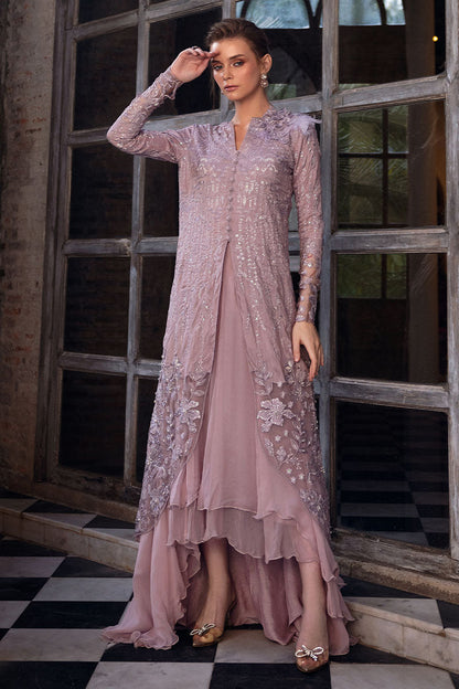 Mushq | Fusion Pret | EMBER - Designer Dress with Intricate embroidery and embellishments. Shop elegent wedding dress at Maria Faisal.