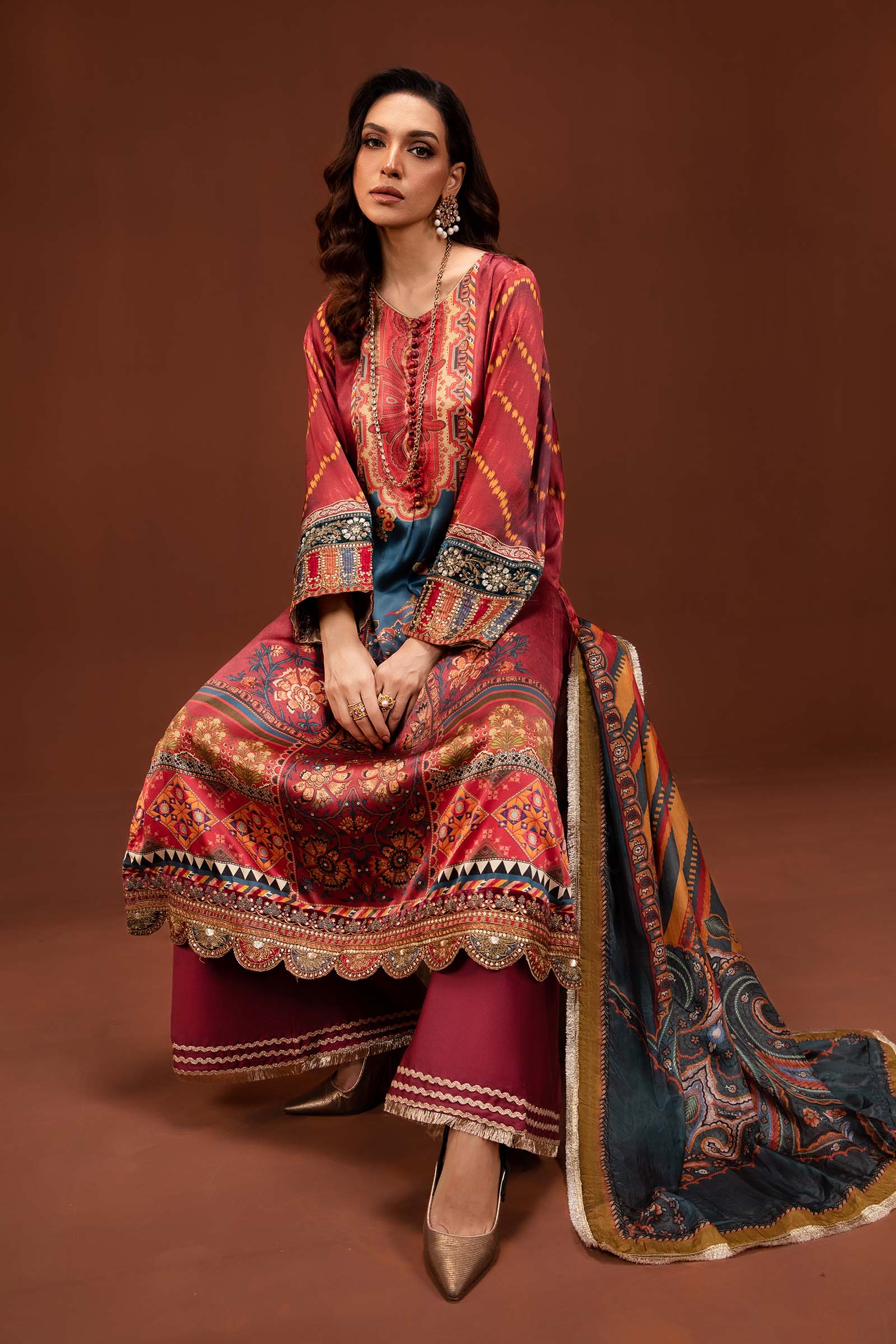 Maira B | Ready to Wear | MPS-PF24-08 by Maria Faisal - Registered Vendor of : Maria B - type : Wedding Dress - 100% original wedding dresses