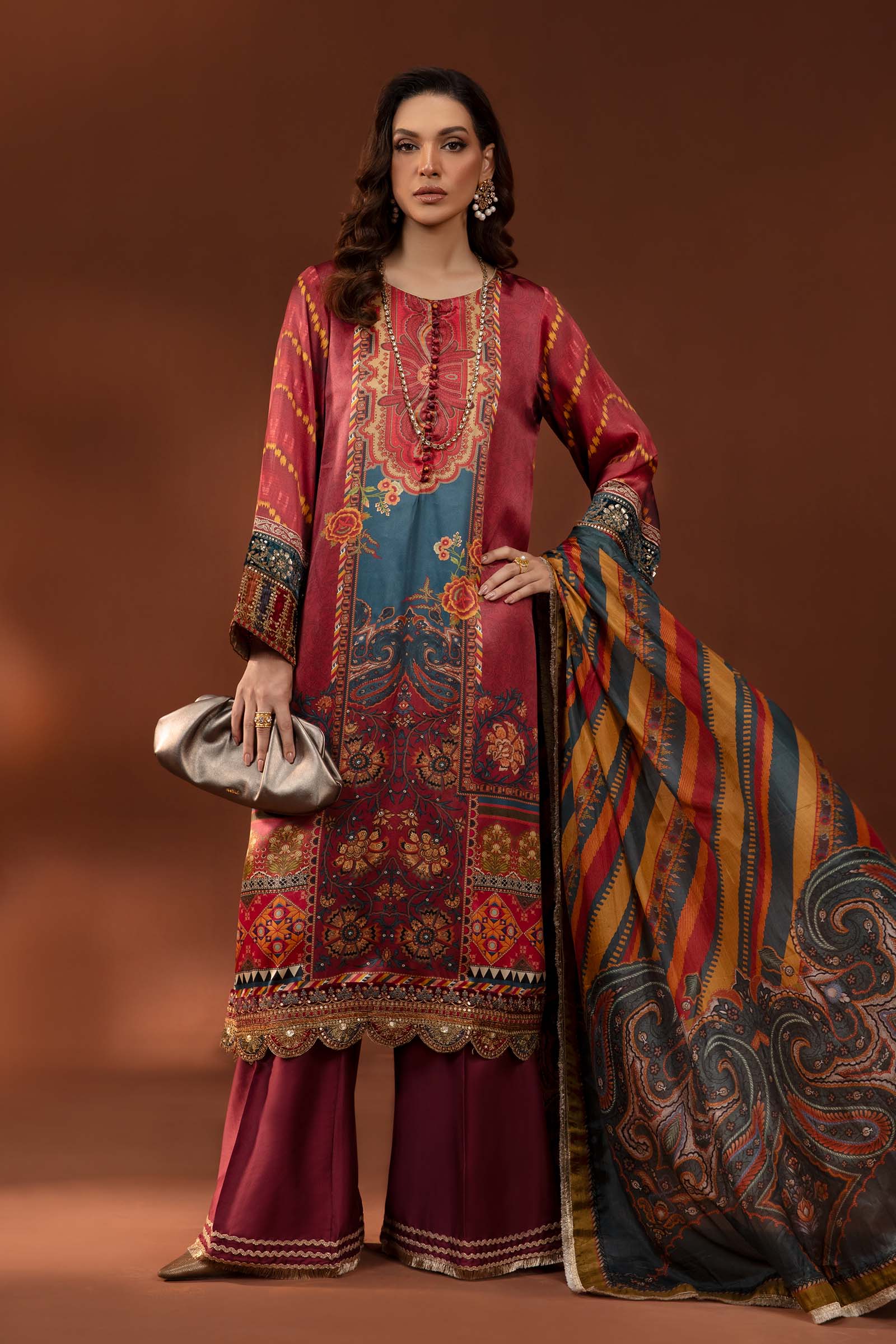 Maira B | Ready to Wear | MPS-PF24-08 by Maria Faisal - Registered Vendor of : Maria B - type : Wedding Dress - 100% original wedding dresses