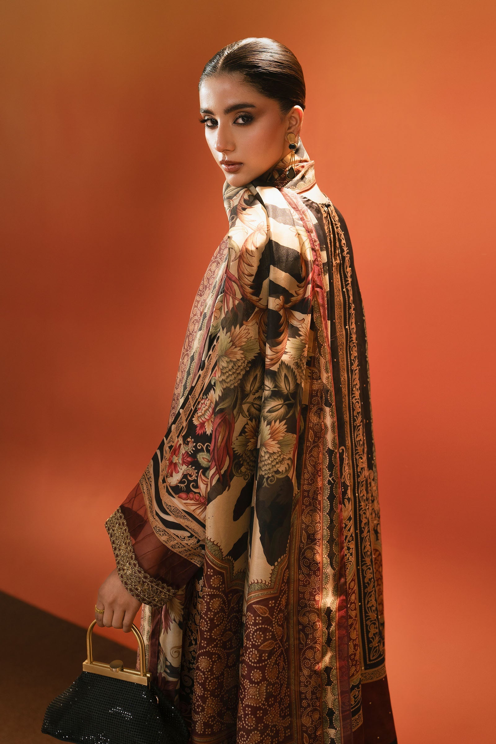 Maria B | Eid Collection 2026 | Mps-Ef26-02 Black - Luxury Dress - available at Maria Faisal in UK and USA.