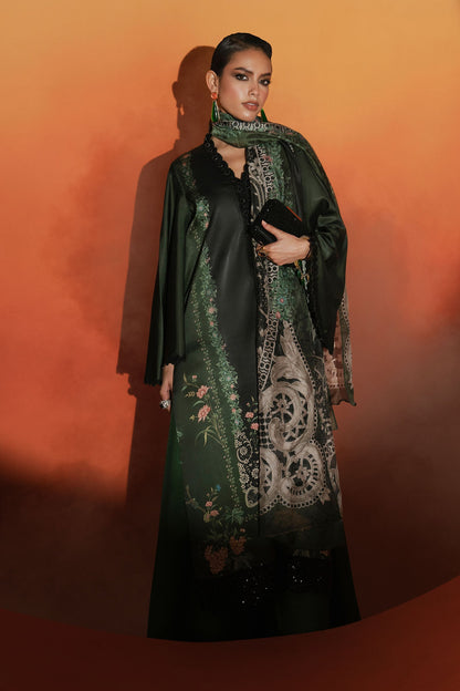 Maria B | Luxury Pret Pre Fall | MPS-EF26-06R1-Green - Luxury Dress - available at Maria Faisal in UK and USA.