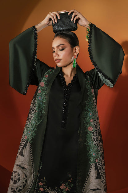 Maria B | Luxury Pret Pre Fall | MPS-EF26-06R1-Green - Luxury Dress - available at Maria Faisal in UK and USA.