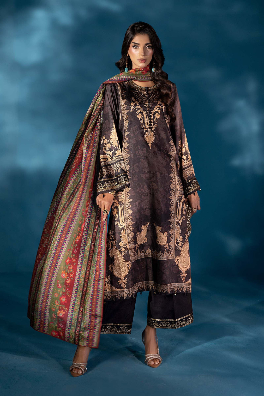 Maria B | Pre fall Dresses |  MPS-W25-02 K - Ladies Clothes - Maria Faisal