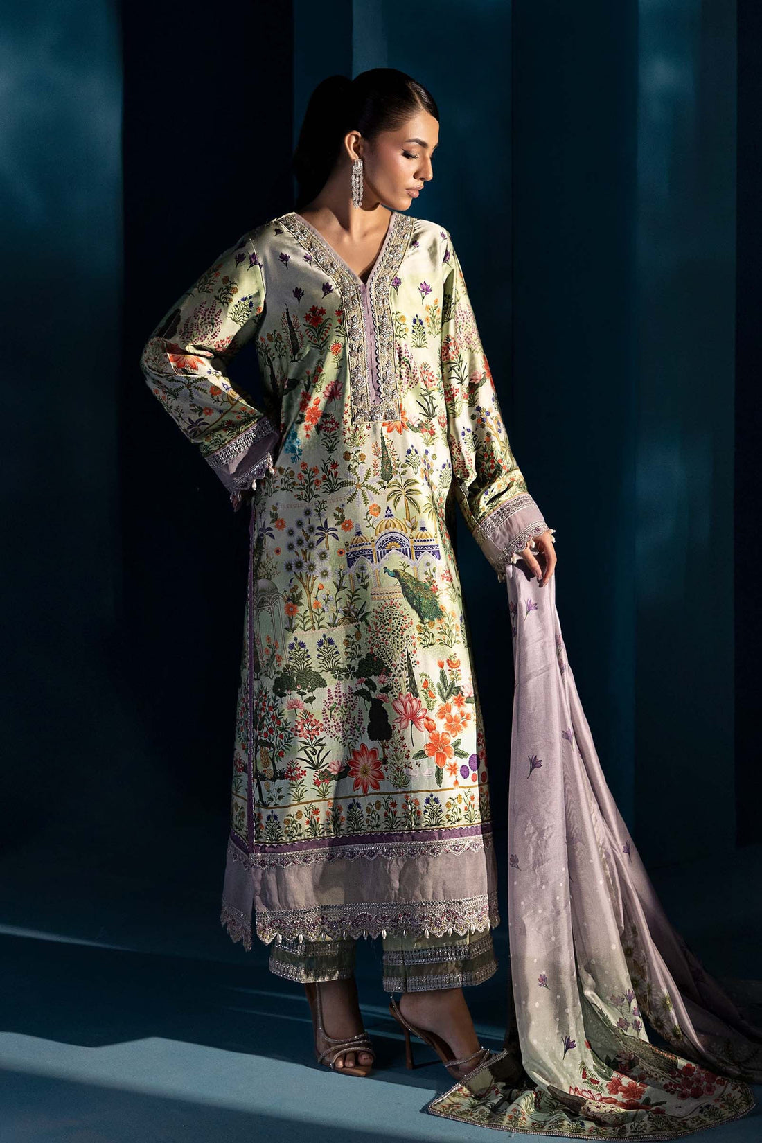 Maria B | Pre fall Dresses |  MPS-W25-06 G - Ladies Clothes - Maria Faisal