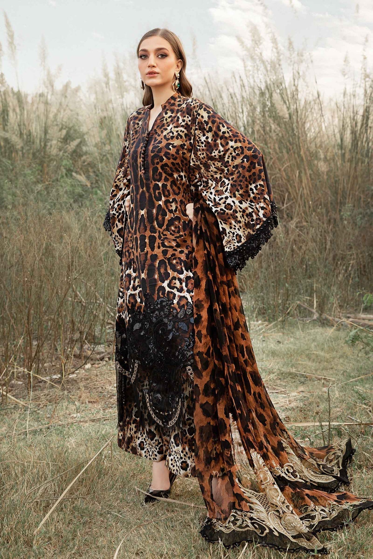 Maria B | M Prints Winter 24 | MPT-2409-B - Ladies Clothes - Maria Faisal