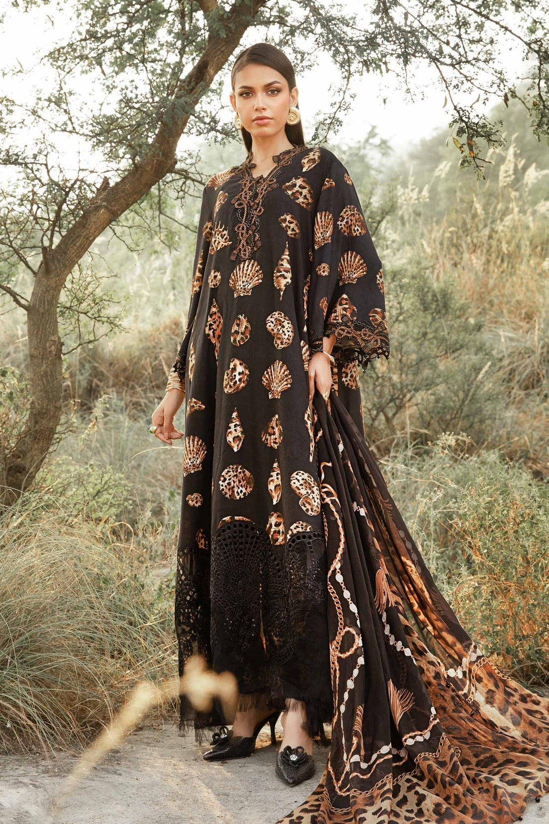 Maria B | M Prints Winter 24 | MPT-2410-B - Ladies Clothes - Maria Faisal