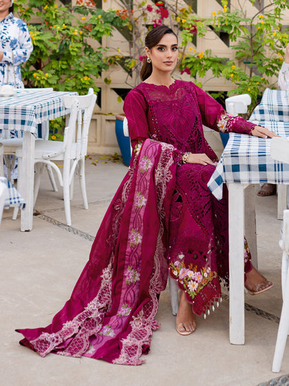 Parishay | Monaco Luxury Lawn 25 | MS-03 - Ladies Clothes 