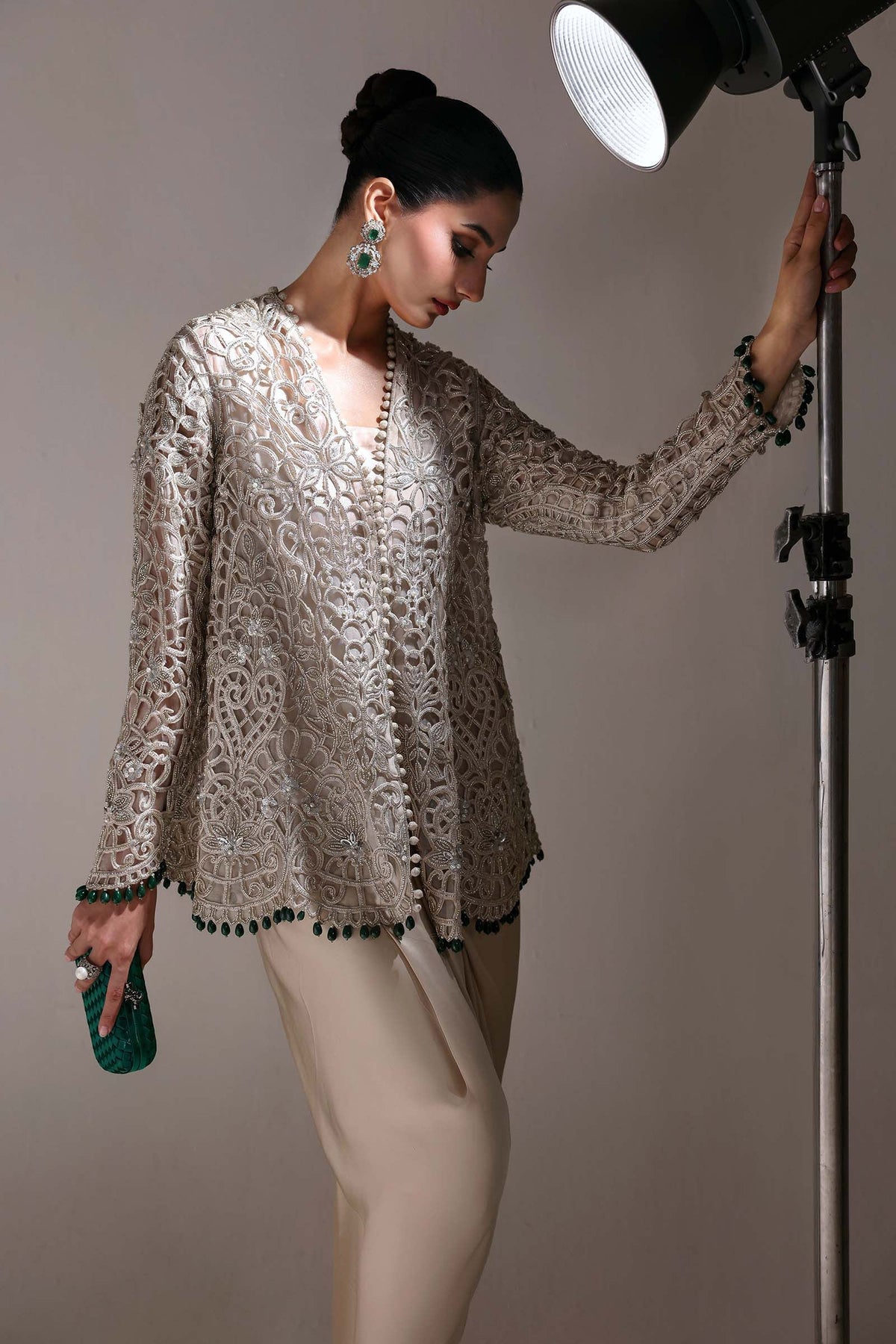 Maria B | M -Signature | Ceron - Formal Dress - available at Maria Faisal in UK and USA.