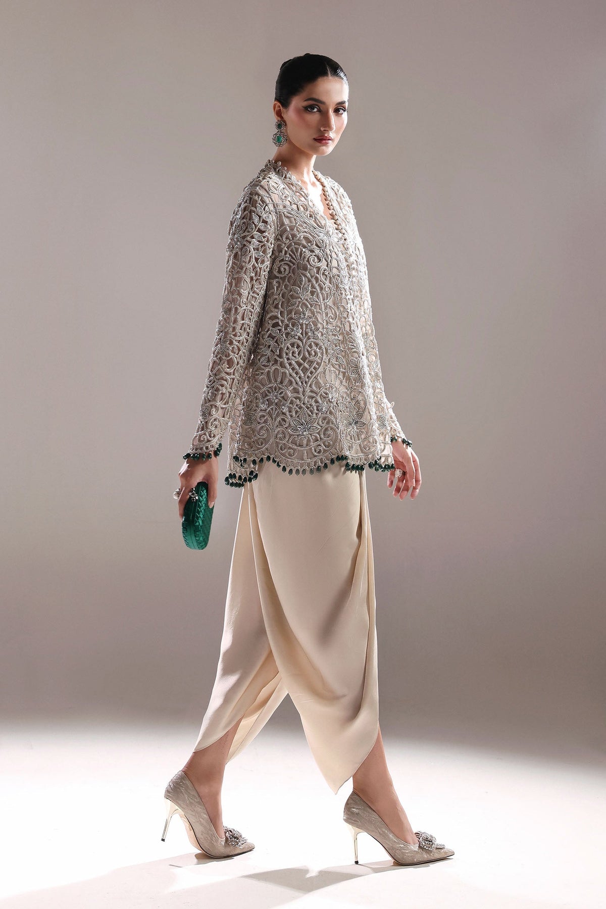 Maria B | M -Signature | Ceron - Formal Dress - available at Maria Faisal in UK and USA.