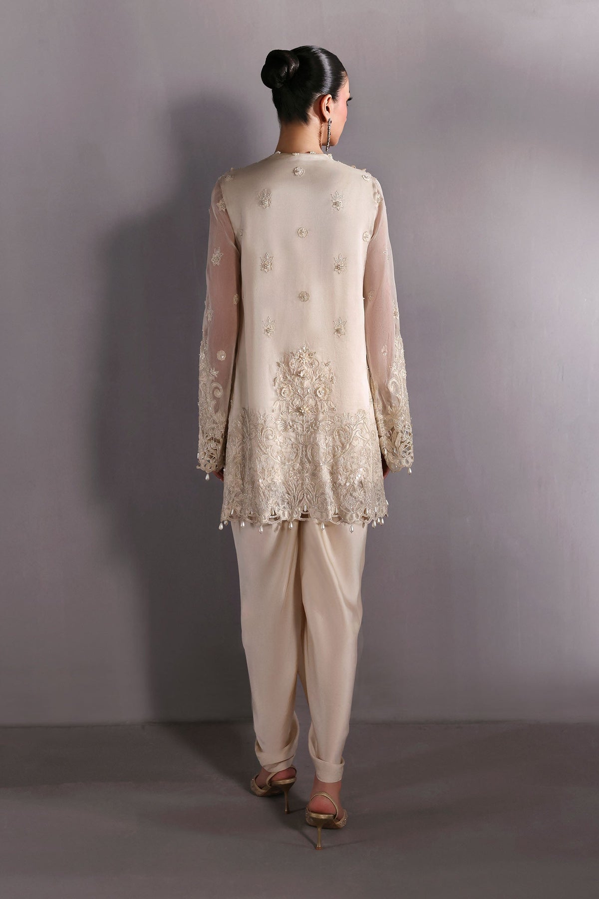 Maria B | M -Signature | Vedre - Formal Dress - available at Maria Faisal in UK and USA.