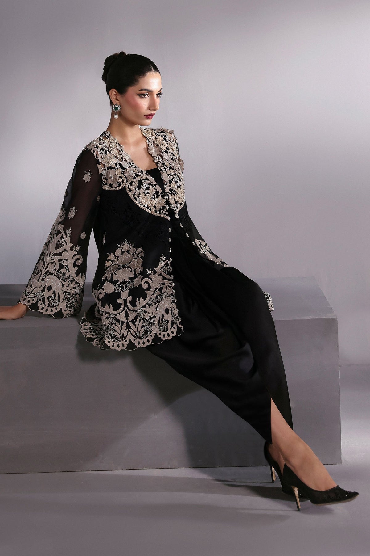 Maria B | M -Signature | Ravenne - Formal Dress - available at Maria Faisal in UK and USA.