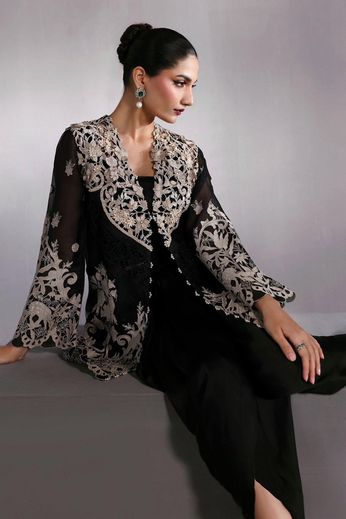 Maria B | M -Signature | Ravenne - Formal Dress - available at Maria Faisal in UK and USA.