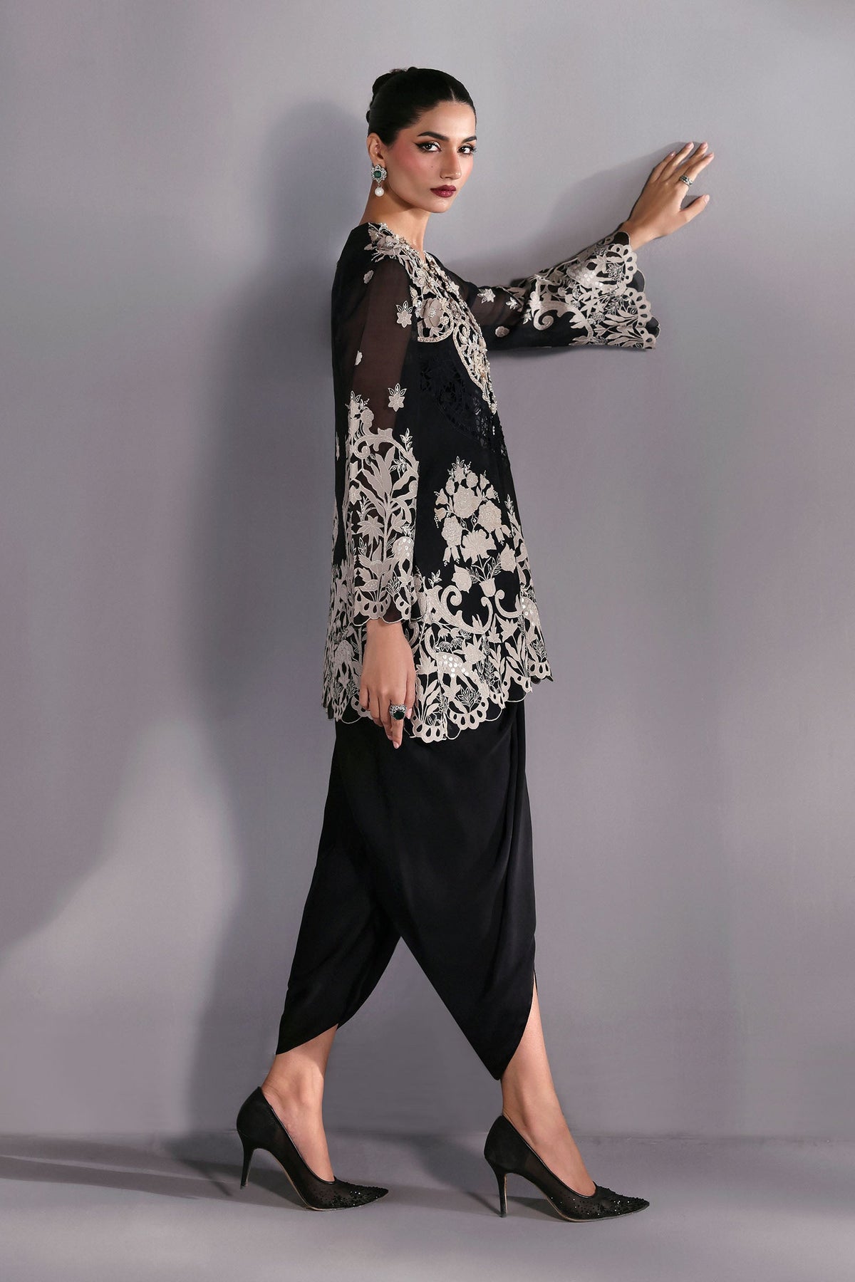 Maria B | M -Signature | Ravenne - Formal Dress - available at Maria Faisal in UK and USA.