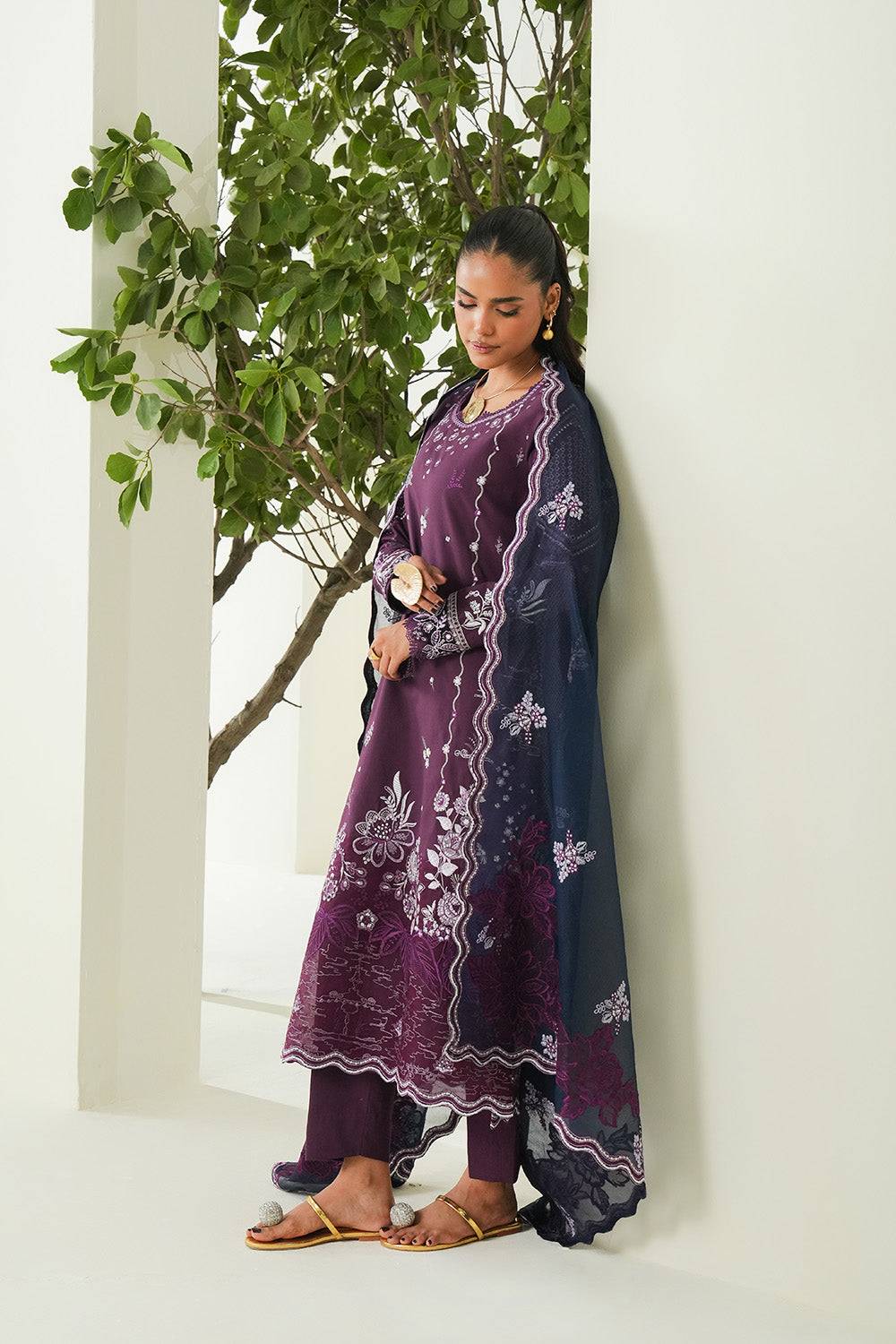 Maryum N Maria | Soiree Lawn | Sweet Pea by Maria Faisal - Registered Vendor of : Maryum N Maria - type : Ladies Clothes - 100% original wedding dresses