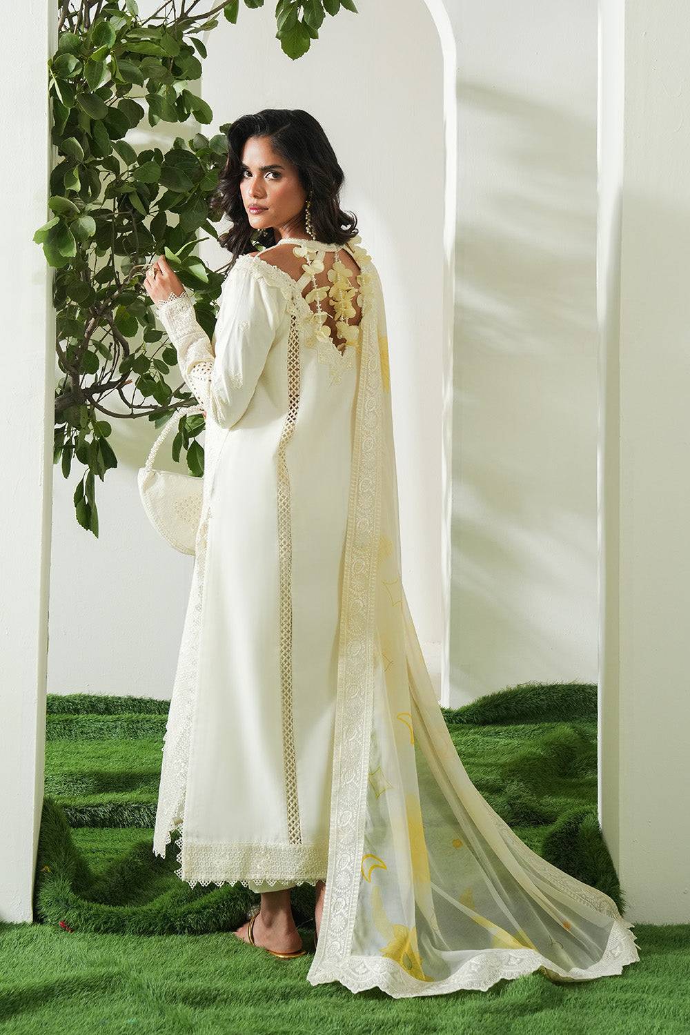 Maryum N Maria | Soiree Lawn | Lime by Maria Faisal - Registered Vendor of : Maryum N Maria - type : Ladies Clothes - 100% original wedding dresses