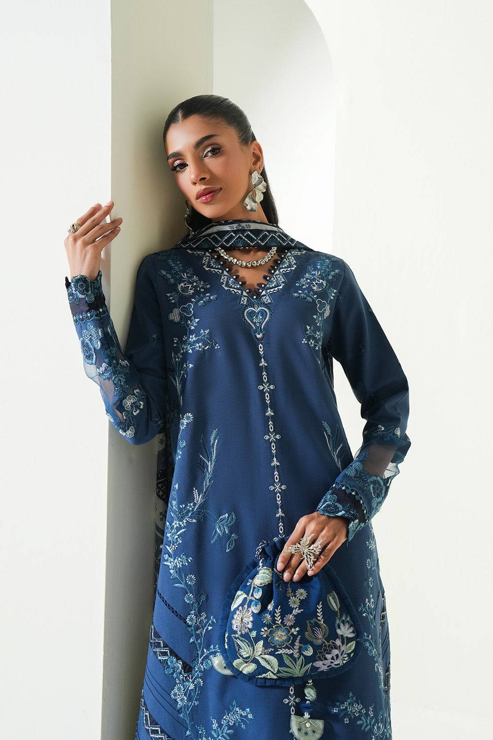 Maryum N Maria | Soiree Lawn | Seawave by Maria Faisal - Registered Vendor of : Maryam N Maria - type : Ladies Clothes - 100% original wedding dresses