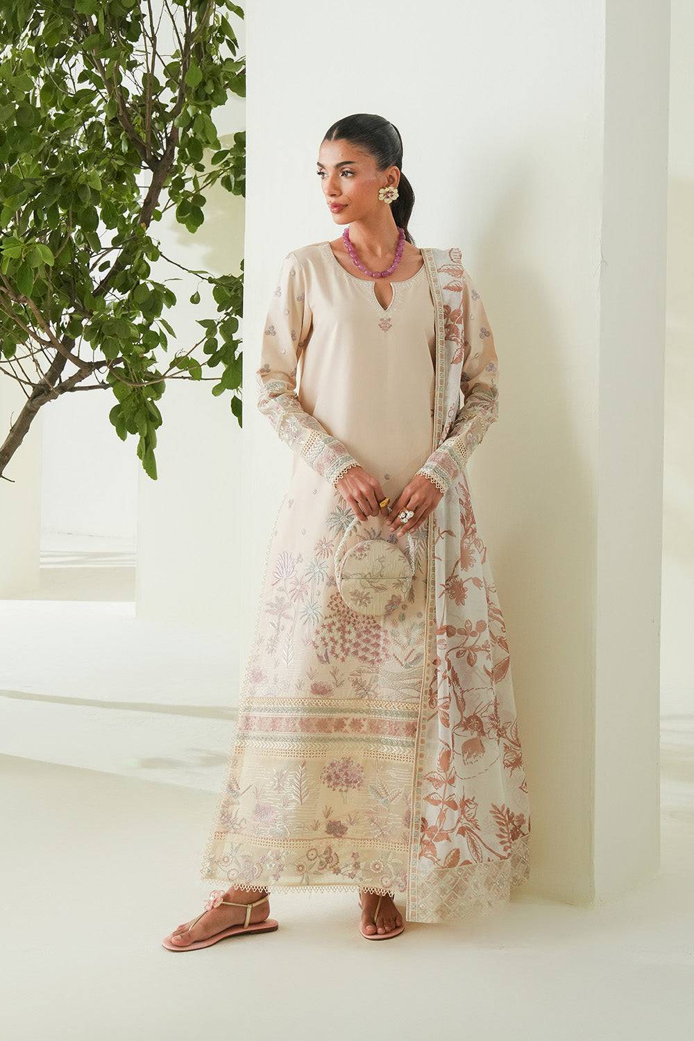 Maryum N Maria | Soiree Lawn | Shore by Maria Faisal - Registered Vendor of : Maryum N Maria - type : Ladies Clothes - 100% original wedding dresses