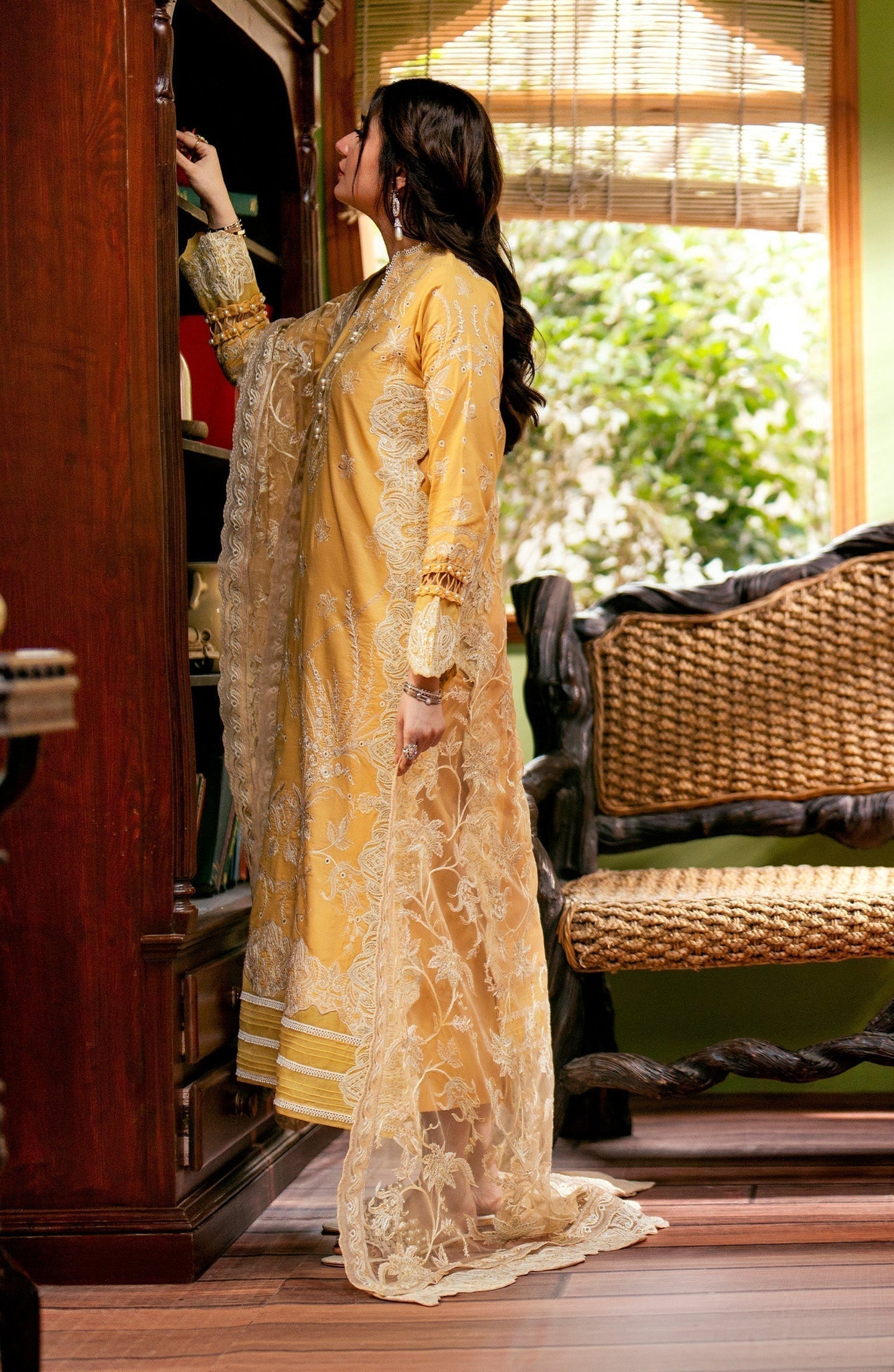 Maryum N Maria | Luxury Lawn 24 | Lamya - Ladies Clothes - Maria Faisal