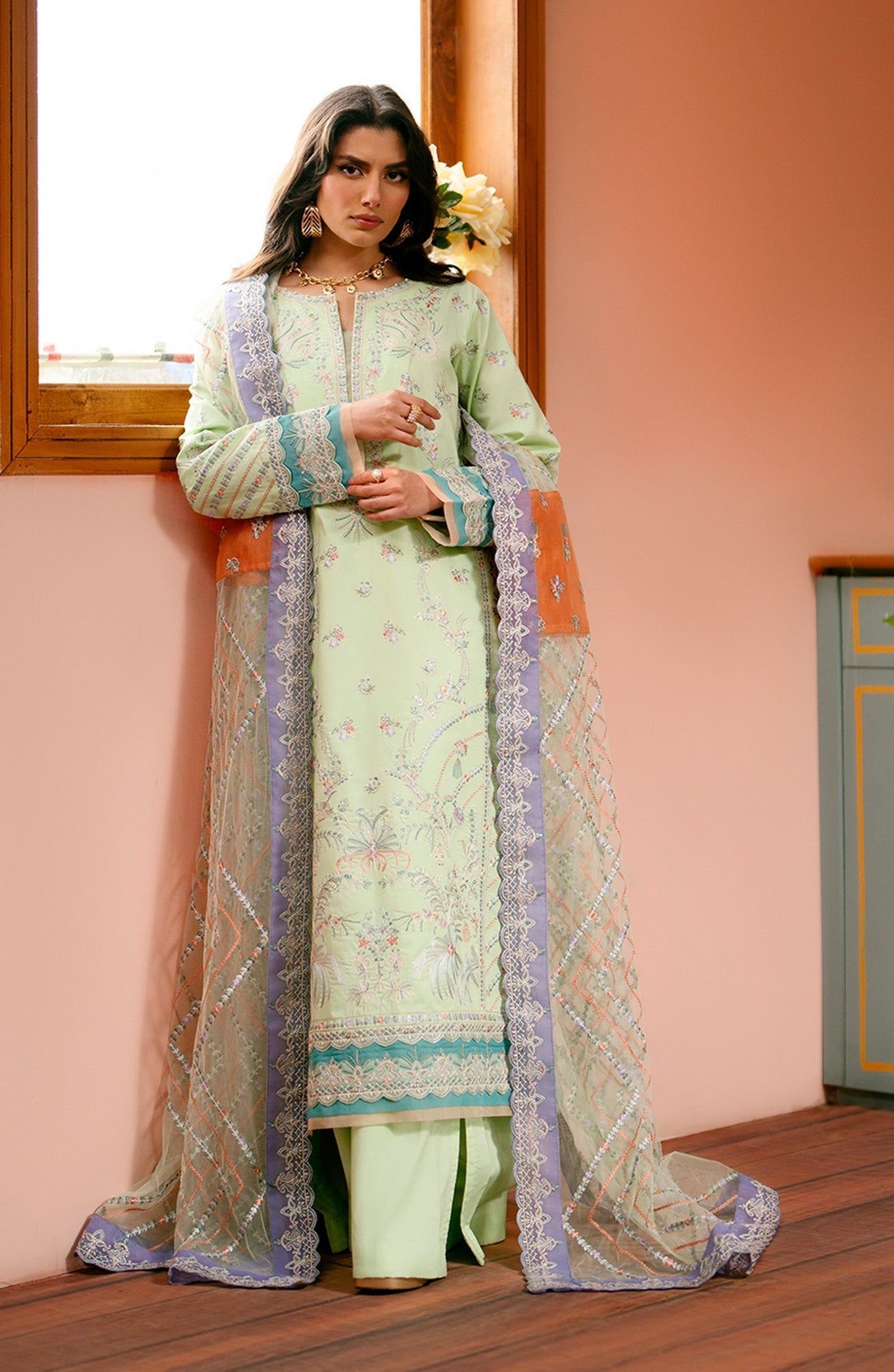Maryum N Maria | Luxury Lawn 24 | Zara - Ladies Clothes - Maria Faisal