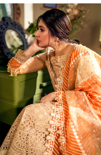 Maryum N Maria | Luxury Lawn 24 | Nora - Ladies Clothes - Maria Faisal